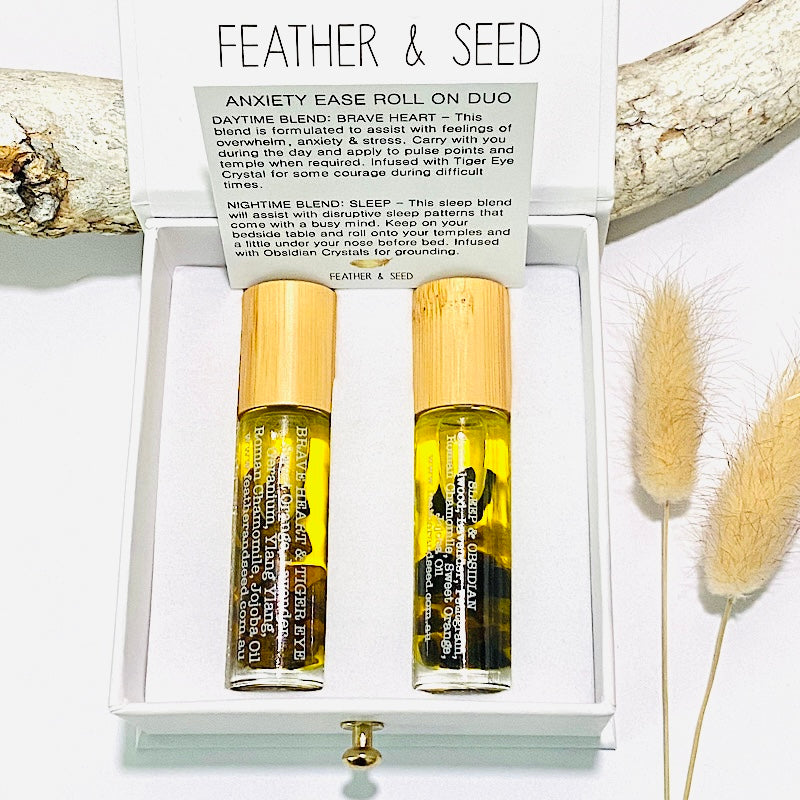 Anxiety Ease Roll on Duo pack - Feather & Seed