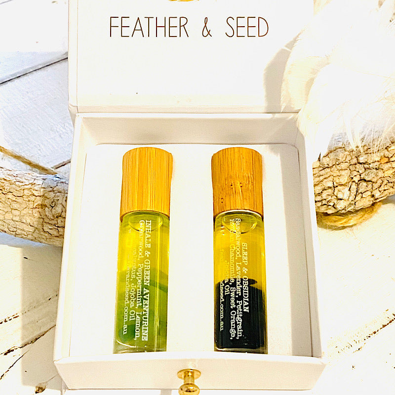 Travel Well Roll on Duo pack - Feather & Seed